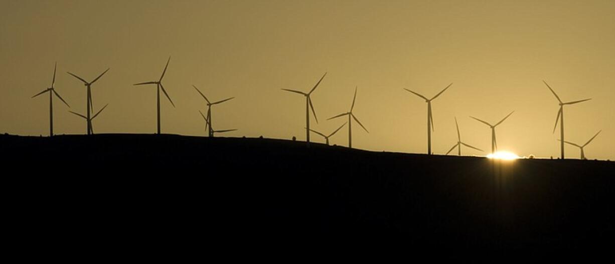 An major rise in the Columbia River basin forced the shutdown of wind farms this spring.