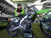 Team Kawasaki rider Ryan Villopoto enters today's Washougal MX National six points behind series leader Chad Reed.