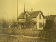 This 1906 photo shows a home owned by Gus and Anna Minuth.