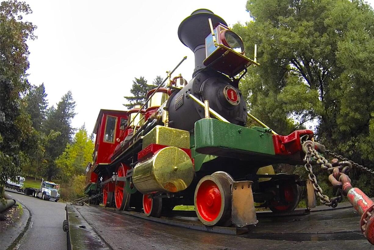 In refurbishing the Centennial steam locomotive, the body shop crew at Pacific Power Group in Ridgefield narrowed their choices to 10 finalists just for black exterior paint.