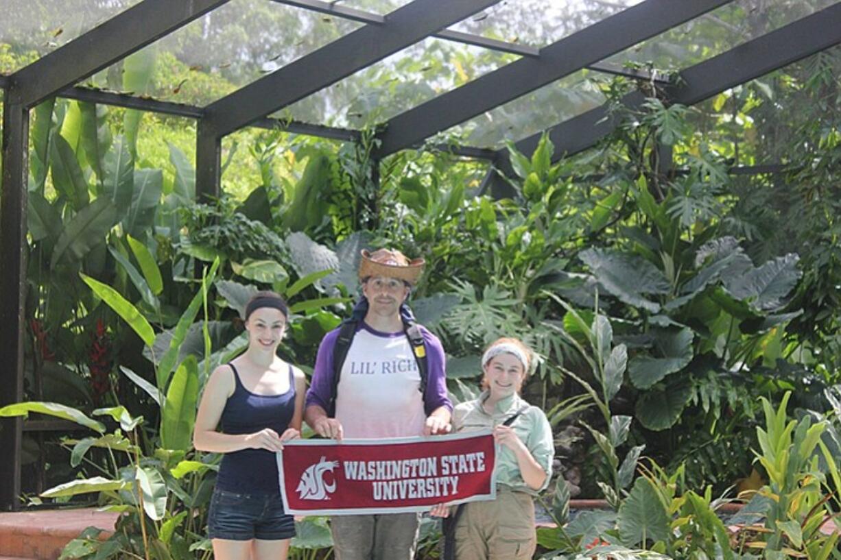 Penny Hughes, left, Richard Mahurin and Justine Hanrahan