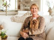 Diane Eskew of Camas, with her Yorkshire terrier Lizzy, has a passion for decorating, with her interior designs featured in home style magazines.