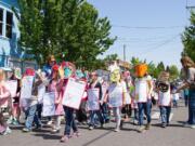 Ridgefield: Union Elementary School first-graders studied different pets from around the world as part of the school's second annual Culture Day Parade on May 1.