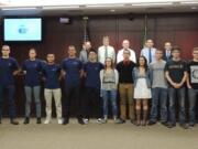 Battle Ground: The Battle Ground City Council honored 20 men and women who are joining the armed forces at a council meeting on May 18.