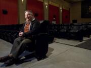 Alexander MacKenzie, director of &quot;Dancing on the Edge,&quot; takes a seat at the Kiggins Theater, where his film will show for a weeklong run starting Friday.