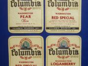 Chalk Hill Treasures eBay store
Original unused labels from Columbia Wineries Inc., which produced fruit wines in Vancouver from 1935 through 1968.