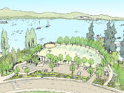 BergerABAM
The Port of Camas-Washougal's proposal to build a 5.73 acre park includes amenities such as restrooms, a picnic shelter, fishing pier, an event plaza and a 0.7 mile waterfront trail.