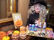 Florence Wager will hand out healthy alternatives on Halloween, will also hand out candy.   Wagner plans to offer water, wax fangs, crazy straws and containers of bubbles.