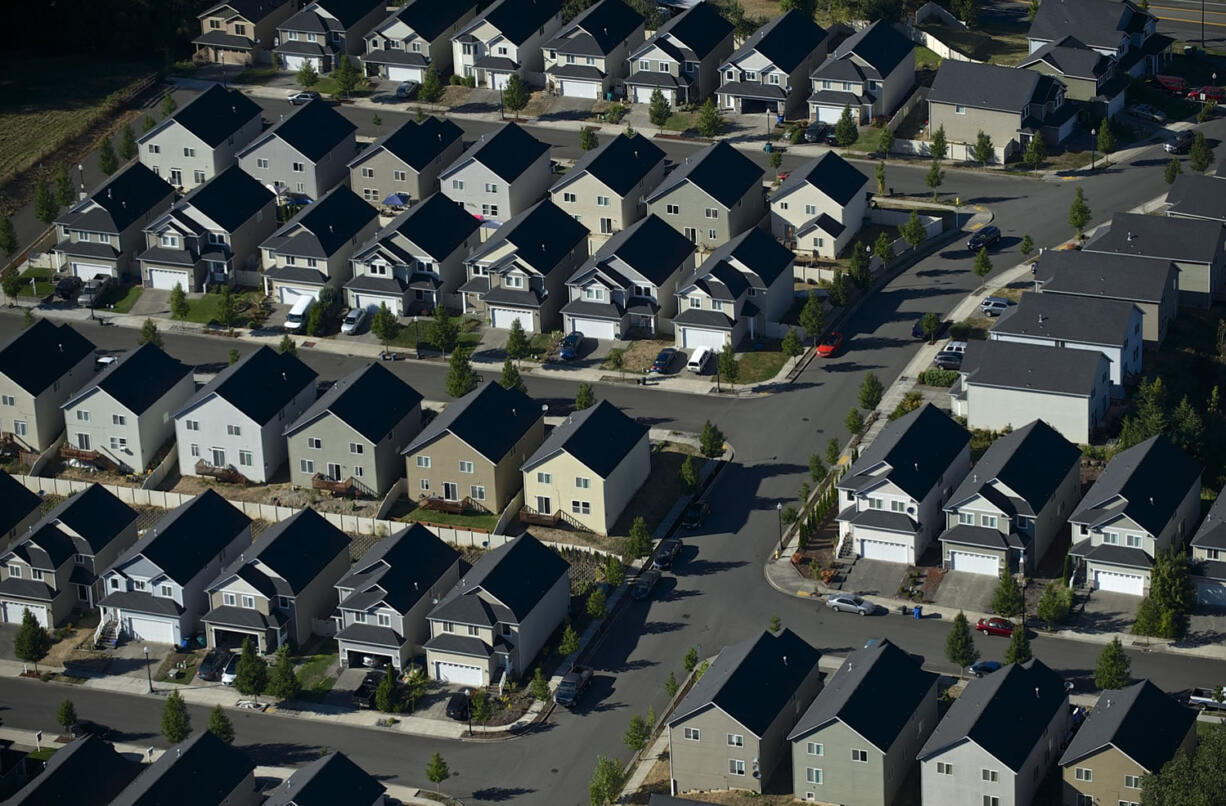 Ridgefield is home to a cluster of new housing developments west of Interstate 5 along Pioneer Street.