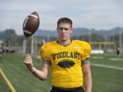 Woodland High School quarterback Wyatt Harsh threw for nearly 2,000 yards last season as a freshman and returns with new skills.