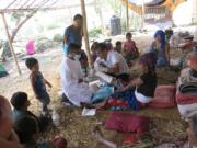 Dhulikhel Hospital
Physicians at Dhulikhel Hospital in Kathmandu, Nepal, are caring for earthquake survivors in tents outside of the hospital. Providers and patients are fearful of additional earthquakes and won't go inside the hospital.