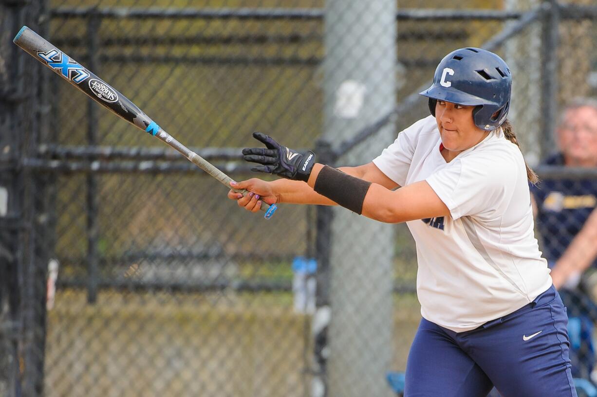 Concordia University first baseman Mariah &quot;Mo&quot; Jimenez.