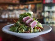 A Seared Ahi Tuna Salad is among the menu items at Shanahan's Pub