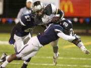 Union's Jack Bauer gained 123 of his 137 rushing yards and both of his touchdowns in the second half against Skyview.