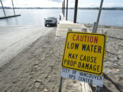 A fisherman launches his boat on the Columbia River at Marine Park in Vancouver earlier this week.