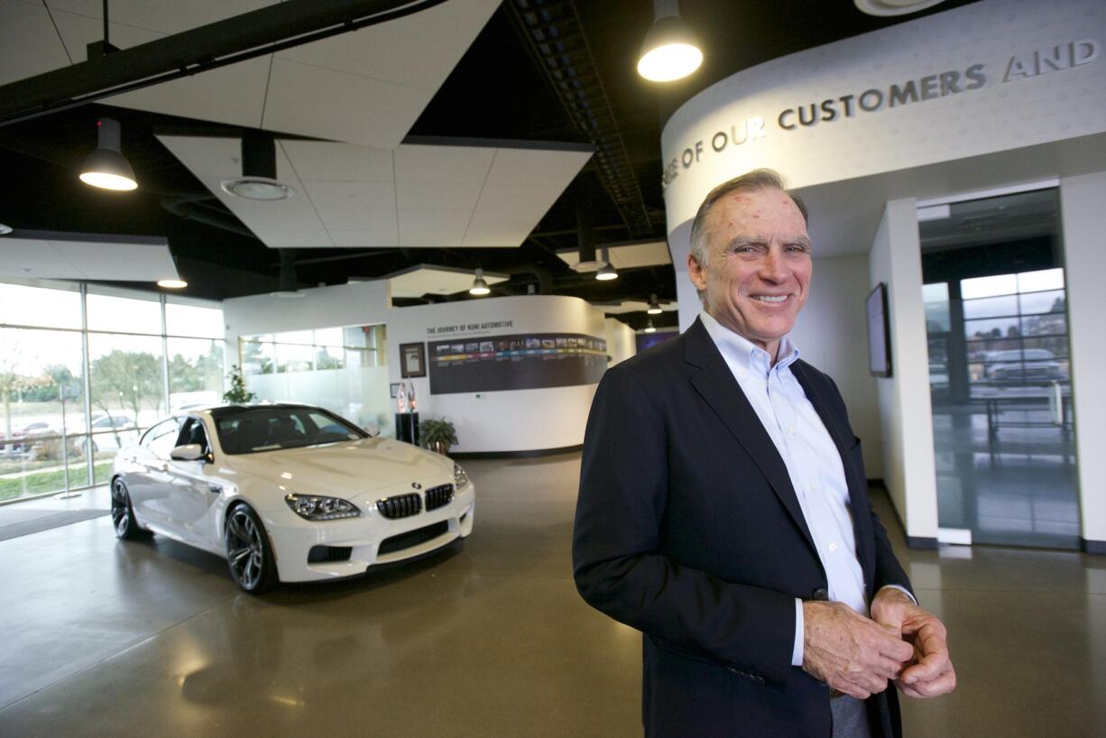 Photos by Steven Lane/The Columbian
Kuni Auto Group President Greg Goodwin gives a tour of the company headquarters in Vancouver last week. The local, privately held company has created a niche as a dealer of luxury cars throughout the West, including its most recent acquisition in Palo Alto, Calif.