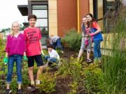 Ridgefield: South Ridge Elementary School sixth-graders came up with the idea for South Ridge Cleanup Day after studying Earth Day, and spent time working around South Ridge's campus to improve the school's appearance.