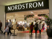 Nordstrom, which will make its exit from Westfield Vancouver mall on Jan. 10,  opened just before 9 a.m.