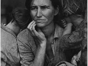 &quot;Migrant Mother,&quot; a classic image of the Great Depression, photographed by Dorothea Lange in 1936.