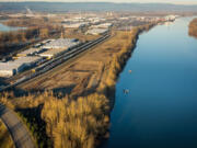 At one point, the Port of Portland considered a vacant swath of land (pictured above between the rail tracks and water) near its Terminal 6 as a potential site for an oil-by-rail terminal.