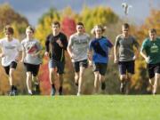 The Skyview boys cross country team has its sights on a top-3 finish at the 4A cross country championship in Pasco on Saturday.