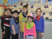 Washougal: Cape Horn-Skye Elementary students Harrison Tanner, Rainen Pratt, Alric Keller, Caitlyn Buck, Taylor Rhodig were recognized during a Random Acts of Kindness Roundup for their recent behavior.