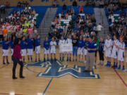 Mountain View: The Mountain View High School girls basketball team and Lady Thunder Booster Club raised $2,400 for the Vancouver-based Pink Lemonade Project.