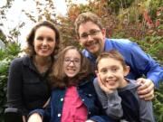 The Benson family, from left: Triann, Emily, Eric and Daniel.