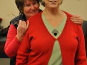 Vancouver Heights: Jen Reed, left, former chairwoman of the Vancouver Heights Neighborhood Association, and Jan Kent, former association treasurer, organized the neighborhood holiday potluck.