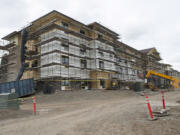 Work is nearing completion at the TownePlace Suites by Marriott, an extended-stay hotel with 115 guest rooms.