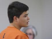 Andrew Perez-Garcia, 18, of Vancouver appears in Clark County Superior Court today on suspicion of first-degree arson in connection with a July 5 fireworks fire in Felida.