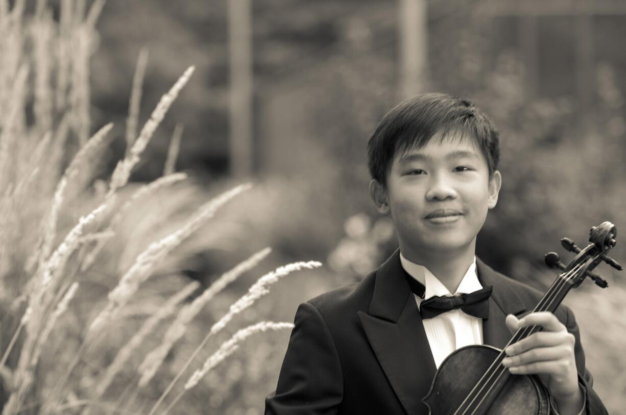 Camas: Yun Teng, 17, will play violin as a guest soloist in Willamette Falls Symphony's concert Sunday in Oregon City, Ore.