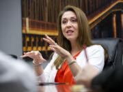 In a wide-ranging interview U.S. Rep. Jaime Herrera Beutler, R-Camas, spoke to The Columbian's editorial board on Tuesday. On the proposed Vancouver oil terminal, Herrera Beutler said she would be in favor of it being built if all the safety issues were addressed.