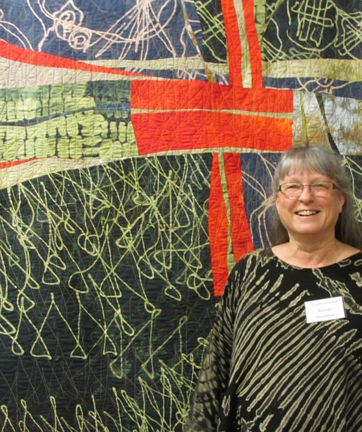 Clark County: Bonnie Bucknam was one of two local artists to have a piece selected for Quilt National 2015, held May 23 in Athens, Ohio.