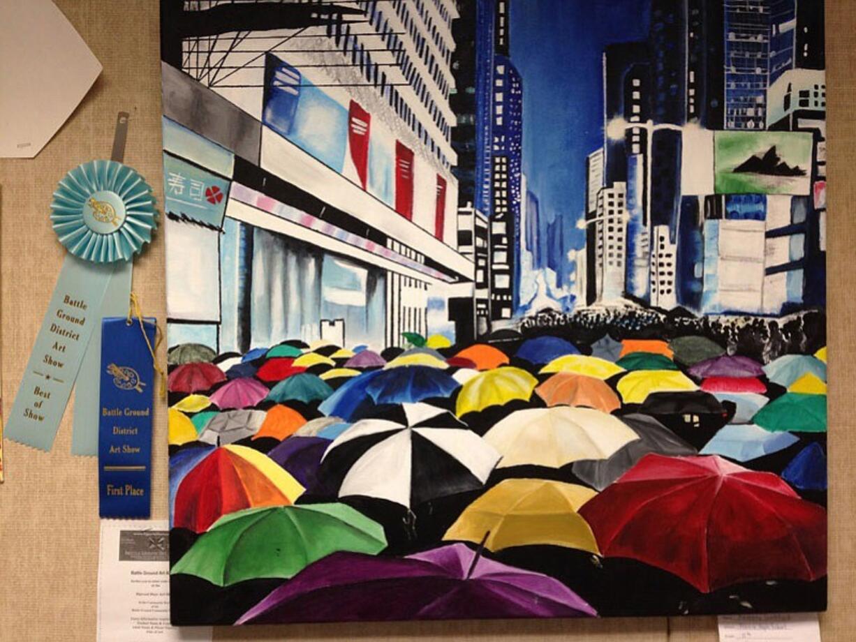 Battle Ground: Prairie High School 12th-grader Nadesda Gushtyuk's submission to the 56th annual Student Art Show, which earned her a Best of Show award.