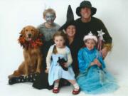 This family photo was taken moments before Toto started sneezing.