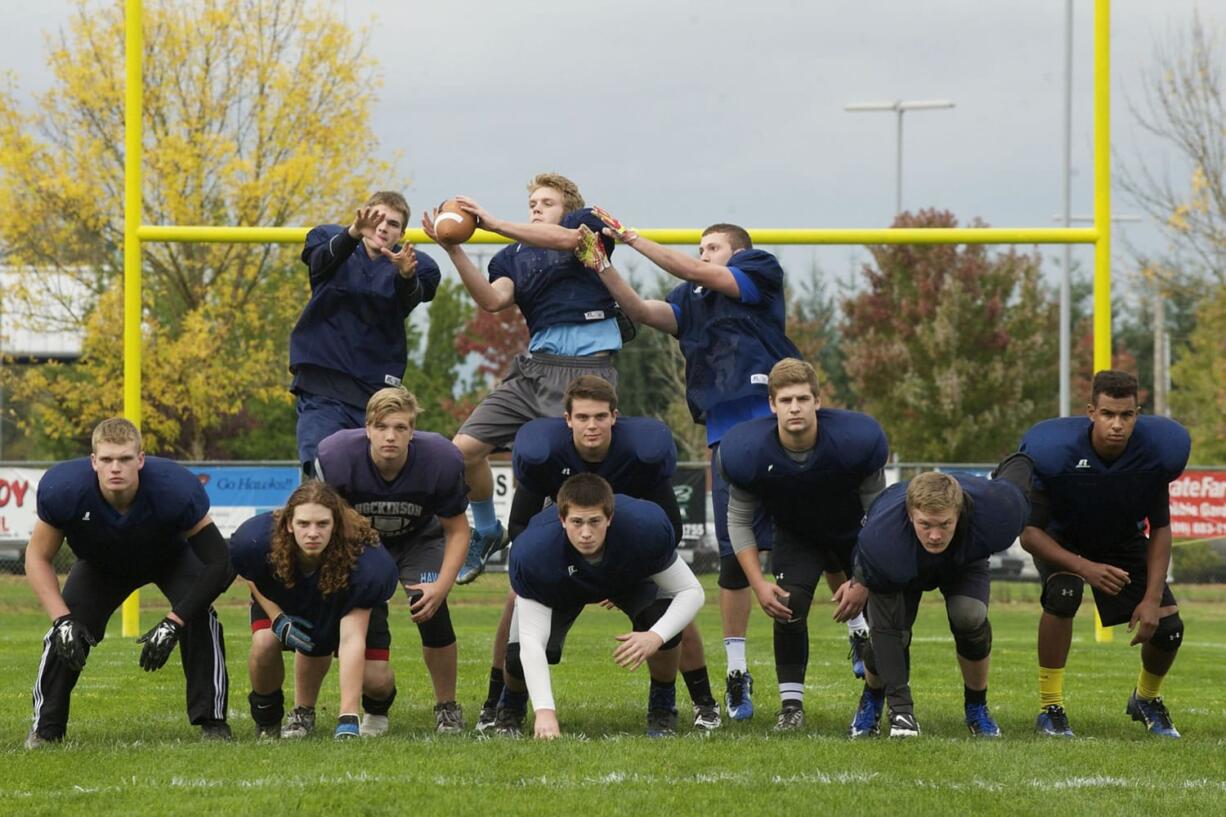 The Hockinson High School football defense has allowed just one offensive touchdown this season.