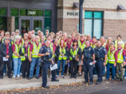 Vancouver: Vancouver police officers and 44 residents on the Neighbors on Watch Patrol Team take part in a saturation patrol on Sept.