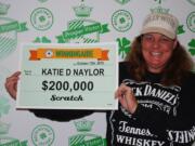 North Image: Katie Naylor, from Vancouver, won $200,000 playing a Washington Lottery scratch ticket she bought on Oct.