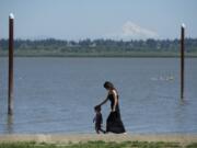 A Portland-based nonprofit is taking over the promotion and stewardship of Vancouver Lake, shown Monday, marking a transition for the local partnership that oversaw the lake for more than a decade.