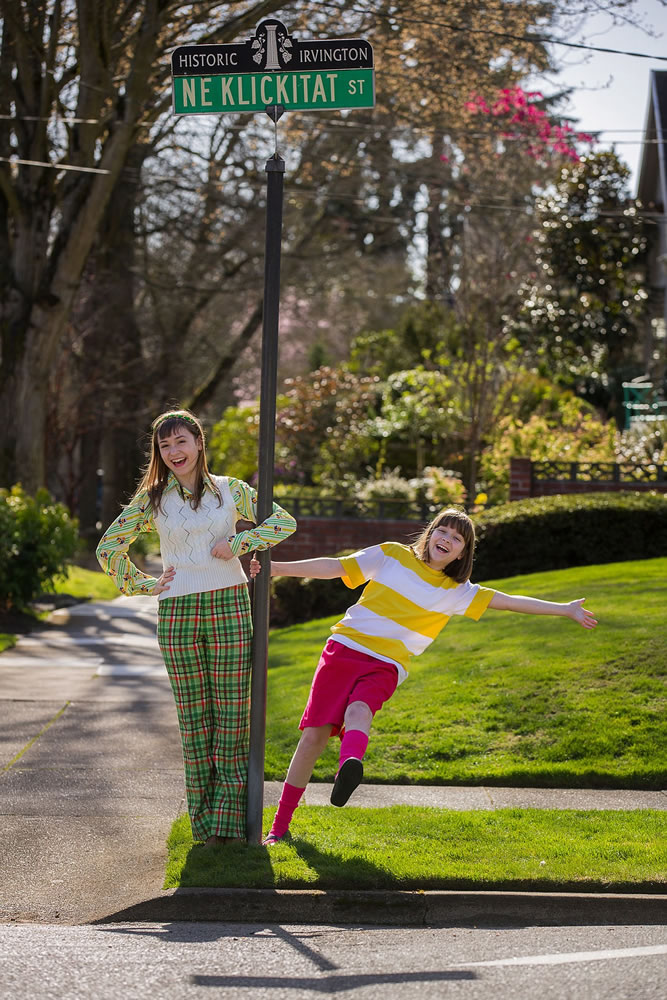 Annabel Cantor and Steele Clevenger star in the children's classic &quot;Ramona Quimby&quot; May 9-31, 2015, at the Newmark Theatre in Portland.