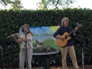 Lincoln: Doug Smith and Judy Koch-Smith performing at the Hope Concert and Silent Auction fundraiser hosted by Dryke&iacute;s Garden of Hope to benefit the American Cancer Society.