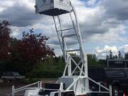 Central Vancouver: The Vancouver Police Department's observation tower, Skywatch, received a new paint job recently, it's first since the department acquired it in 2008.