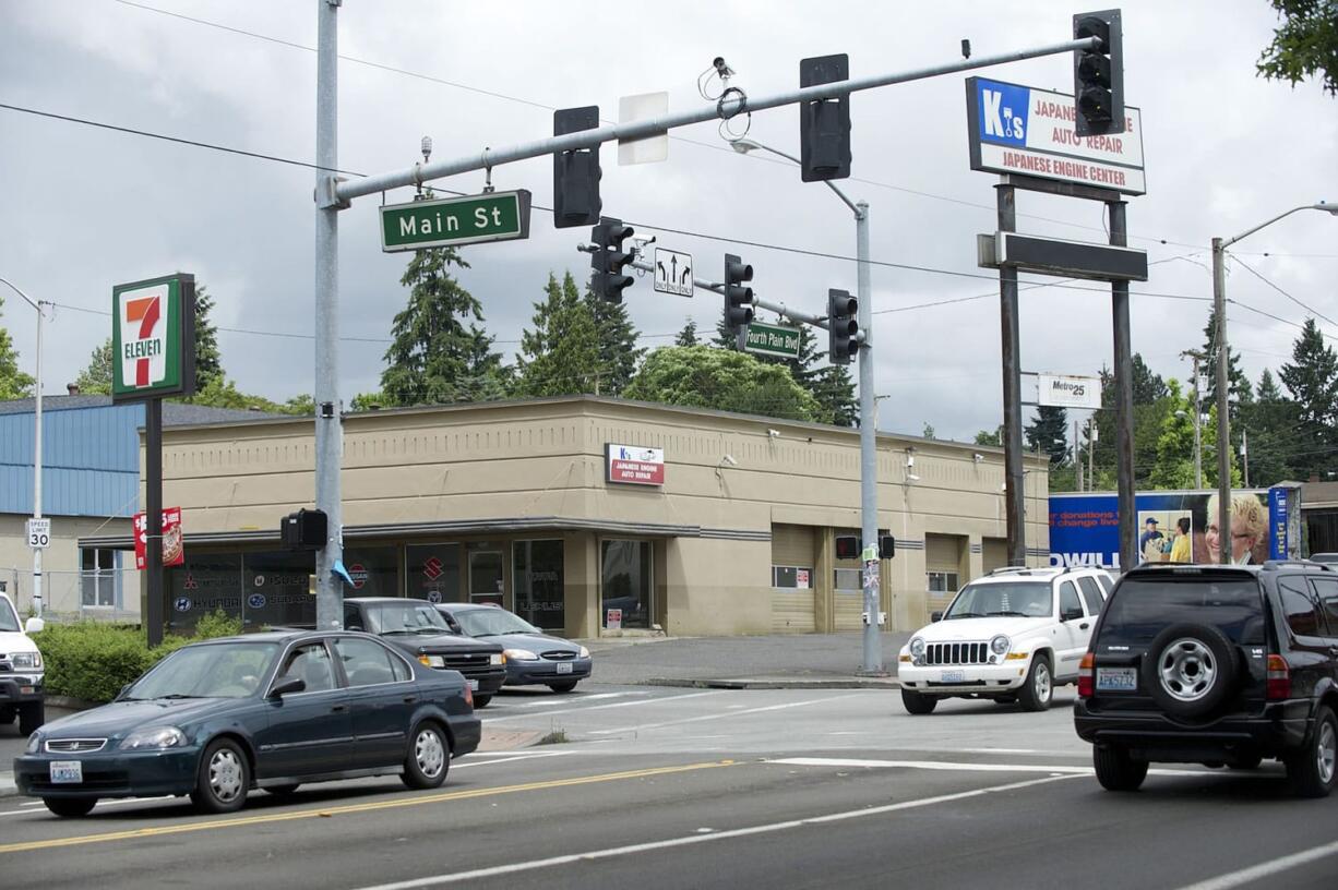 The proposed location for a McDonald's in Uptown Village.