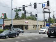 The proposed location for a McDonald's in Uptown Village.