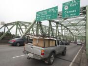 Interstate 5 traffic heads into Clark County from Portland on Monday during the afternoon commute.