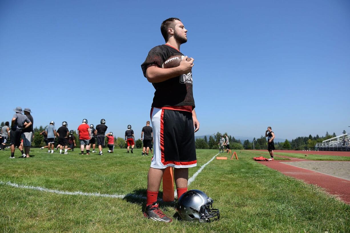 The fact that Zach Berfanger is the lone returning starter on Union's line hasn't diminished his optimism for a big year for the Titans.