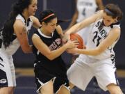 Brooke Bowen, 23, right, of Skyview High School was the 4A Greate St. Helens League co-player of the year.