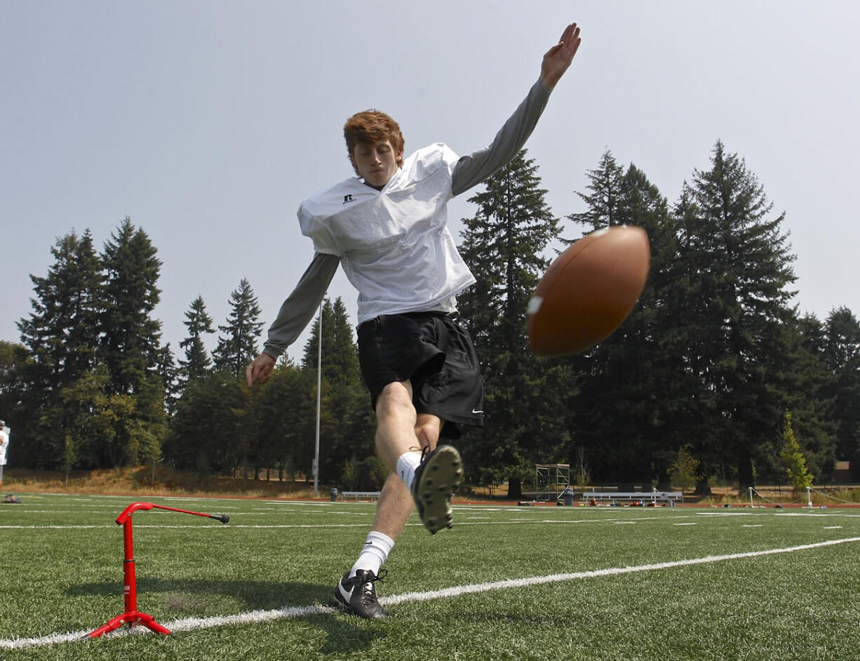 Mountain View high grad Will Warne will be kicking for the East all-stars at Saturday's Freedom Bowl Classic.