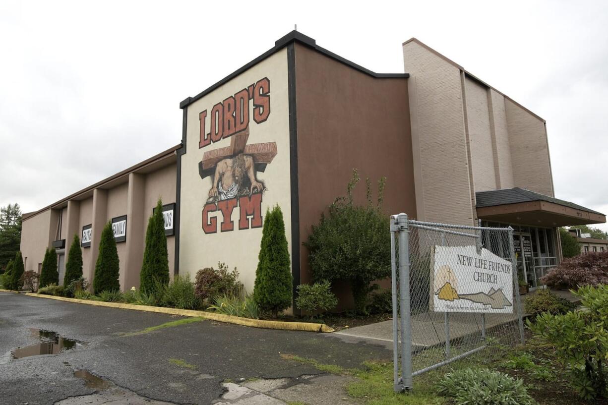 Much has been repaired and updated, but the exterior sign hasn't changed: New Life Friends Church still hosts the Lord's Gym in what used to be Uncle Milt's Pipe Organ Pizza Company.